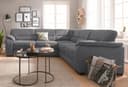 sit&more Ecksofa Montego L-Form | Grau 3