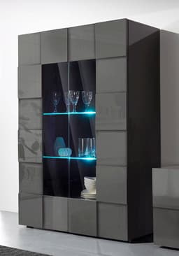 Home affaire Vitrine Dama | Schwarz