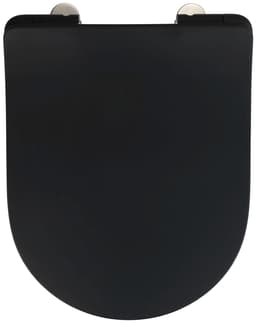 WENKO WC-Sitz Sedilo matt Schwarz | Schwarz