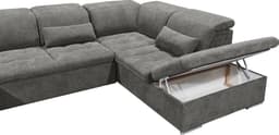 ED EXCITING DESIGN Wohnlandschaft Wayne | Grau