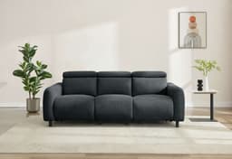 OTTO home 3-Sitzer SKAANE Struktur-Sofa | Grau