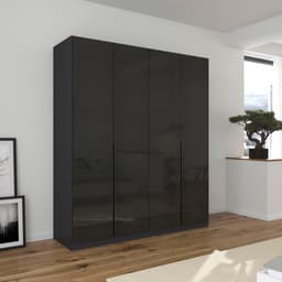 OTTO home Drehtürenschrank Kleiderschrank AGORDO | Grau