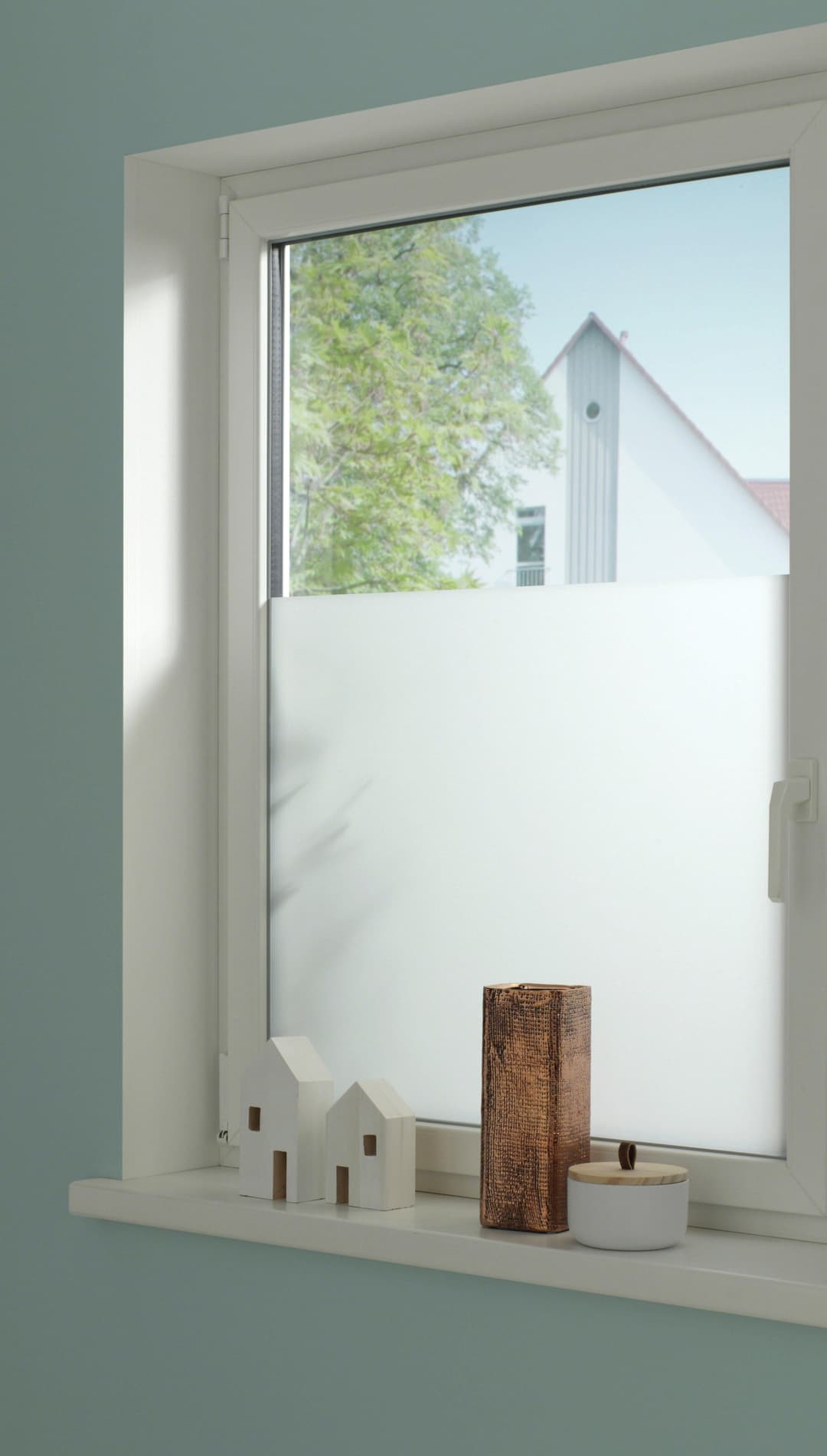 GARDINIA Fensterfolie Privacy 75 | Weiß