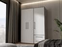 FORTE Kleiderschrank Mokkaris | Mehrfarbig 3