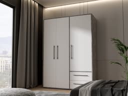FORTE Kleiderschrank Mokkaris | Mehrfarbig