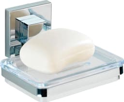 WENKO Seifenhalter Quadro | Silber