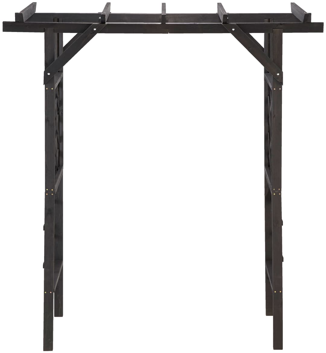 Promadino Rosenbogen Pergola Ben | Schwarz
