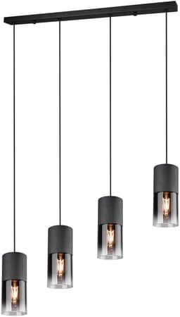 TRIO Leuchten Pendelleuchte ROBIN | Grau