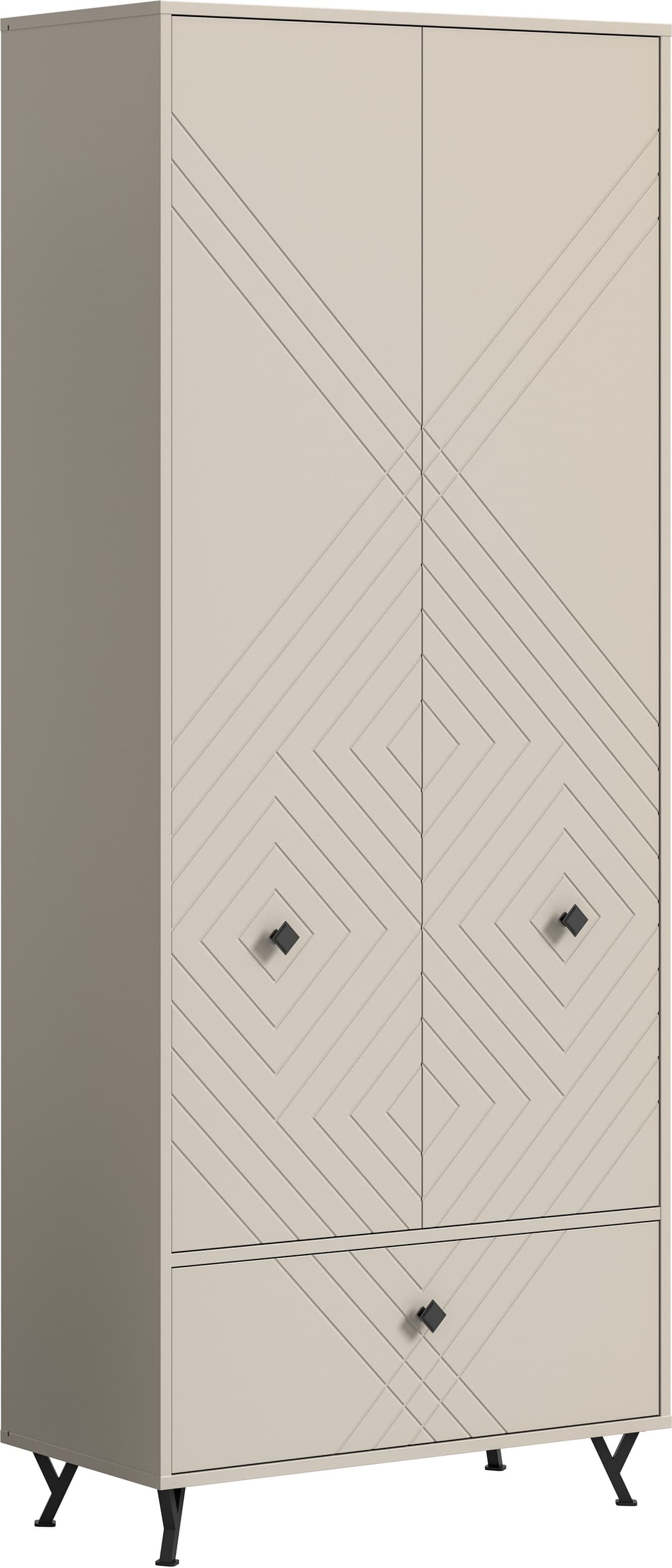 Home affaire Garderobenschrank Mento | Beige