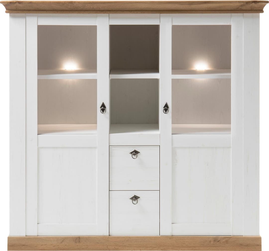 Home affaire Highboard Cremona | Weiß
