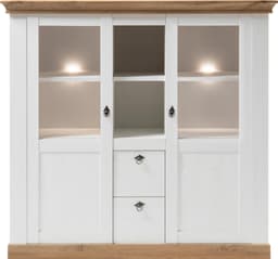 Home affaire Highboard Cremona | Weiß