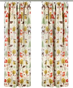 OTTO home Verdunkelungsvorhang Waldtiere | Beige