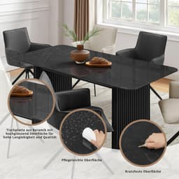 OTTO home Esstisch Vorly | Schwarz