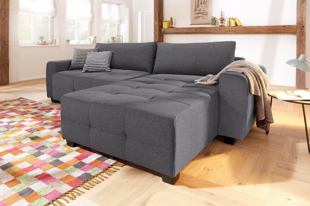 Home affaire Ecksofa Bella | Grau