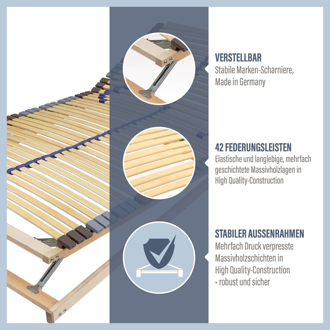 Lattenrost Blue Royal KF | Holztöne