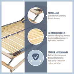 Lattenrost Blue Royal KF | Holztöne