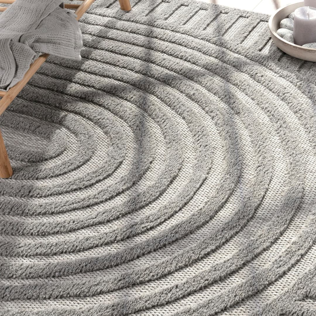 Paco Home Teppich Livorno 674 | Grau