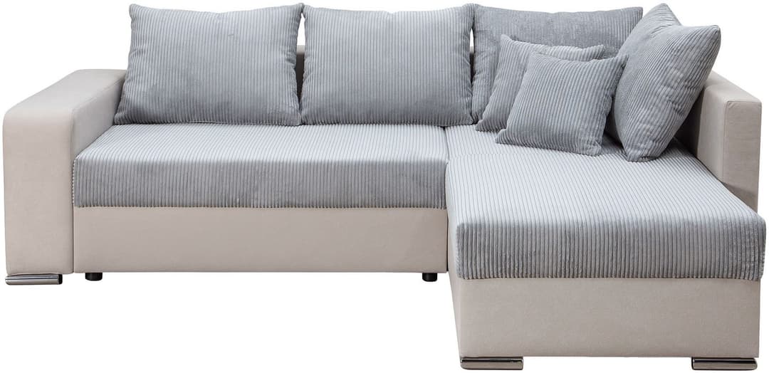 COLLECTION AB Ecksofa John L-Form | Grau