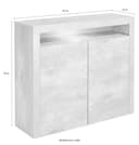 borchardt Möbel Highboard Santa Fe | Grau 5