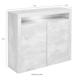 borchardt Möbel Highboard Santa Fe | Grau