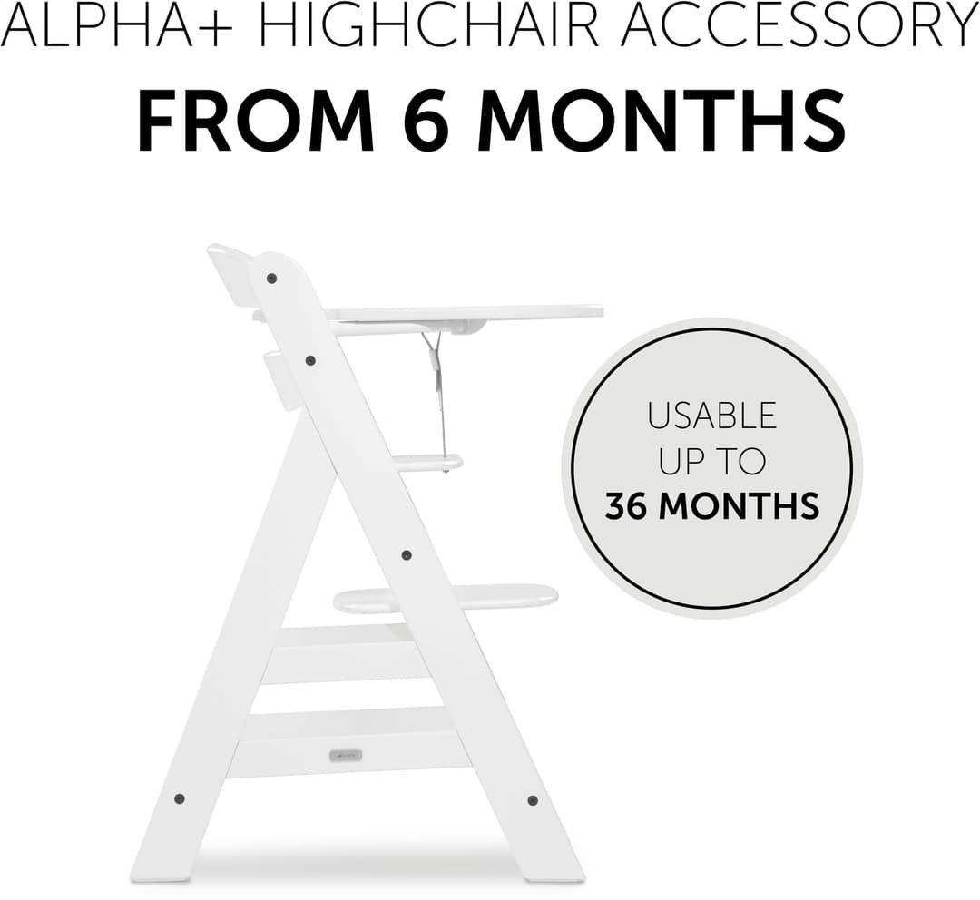 Hauck Hochstuhltablett Alpha Click Tray | Weiß