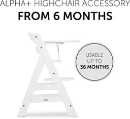 Hauck Hochstuhltablett Alpha Click Tray | Weiß