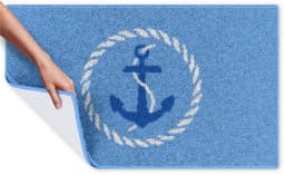 Grund Badematte Port Louis | Blau