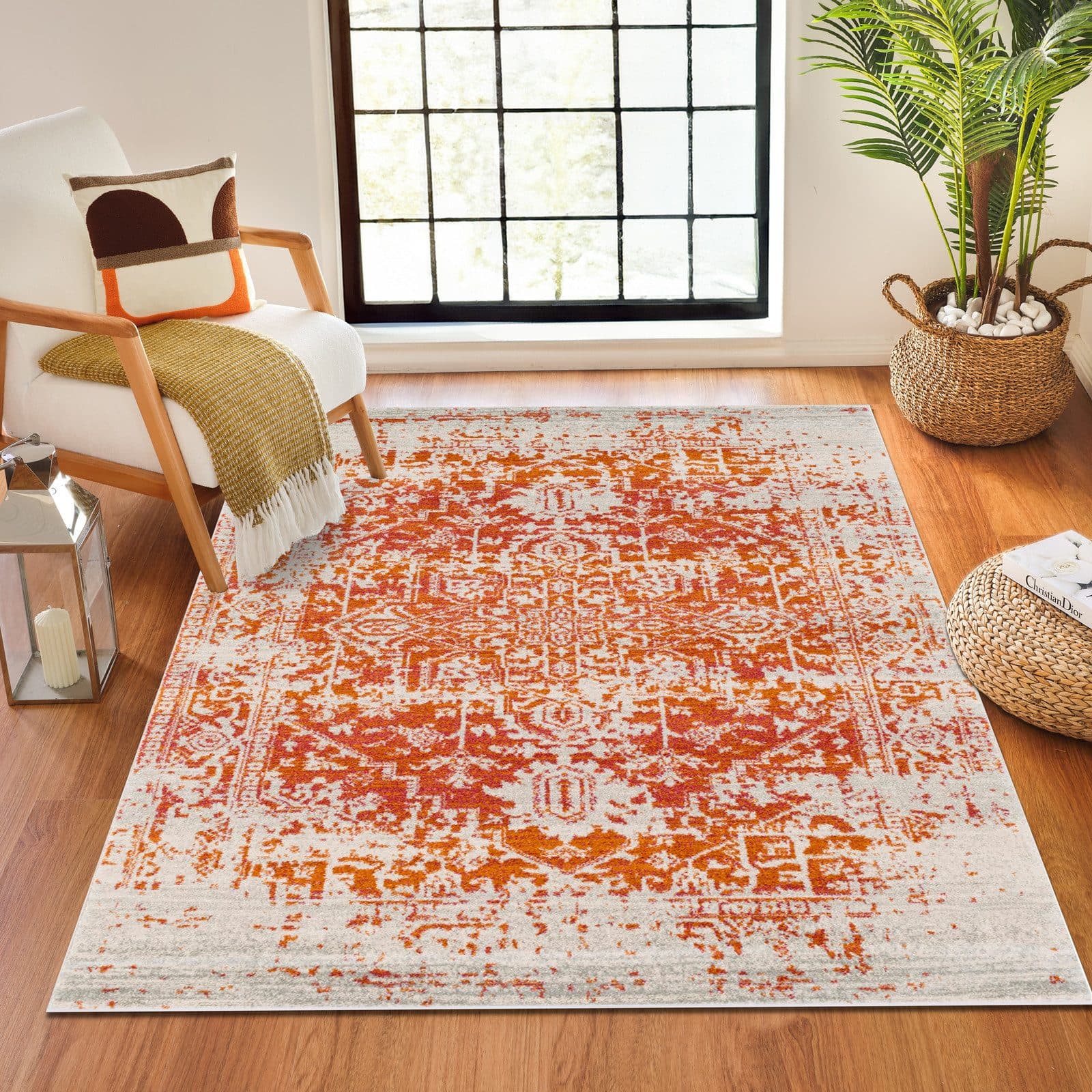 Livabliss Teppich SYRACUSA | Orange