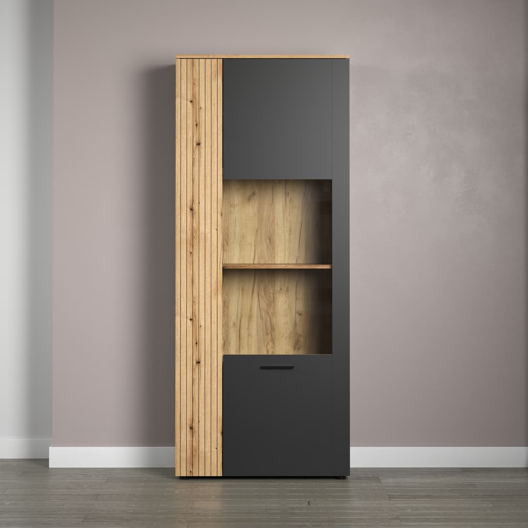 INOSIGN Standvitrine Estepona | Holztöne