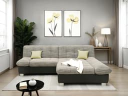 DOMO collection Ecksofa 100031 | Grau