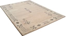 THEKO Royal Berber Wollteppich | Beige