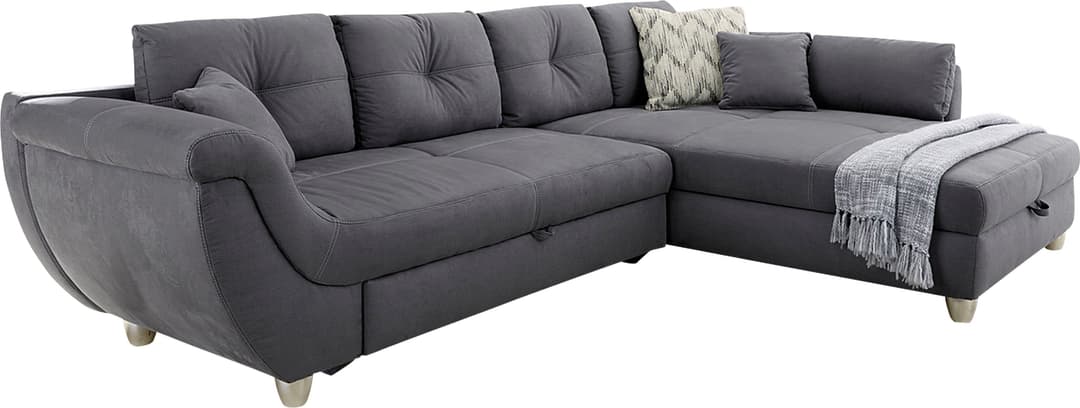Jockenhöfer Gruppe Ecksofa Maranello | Grau