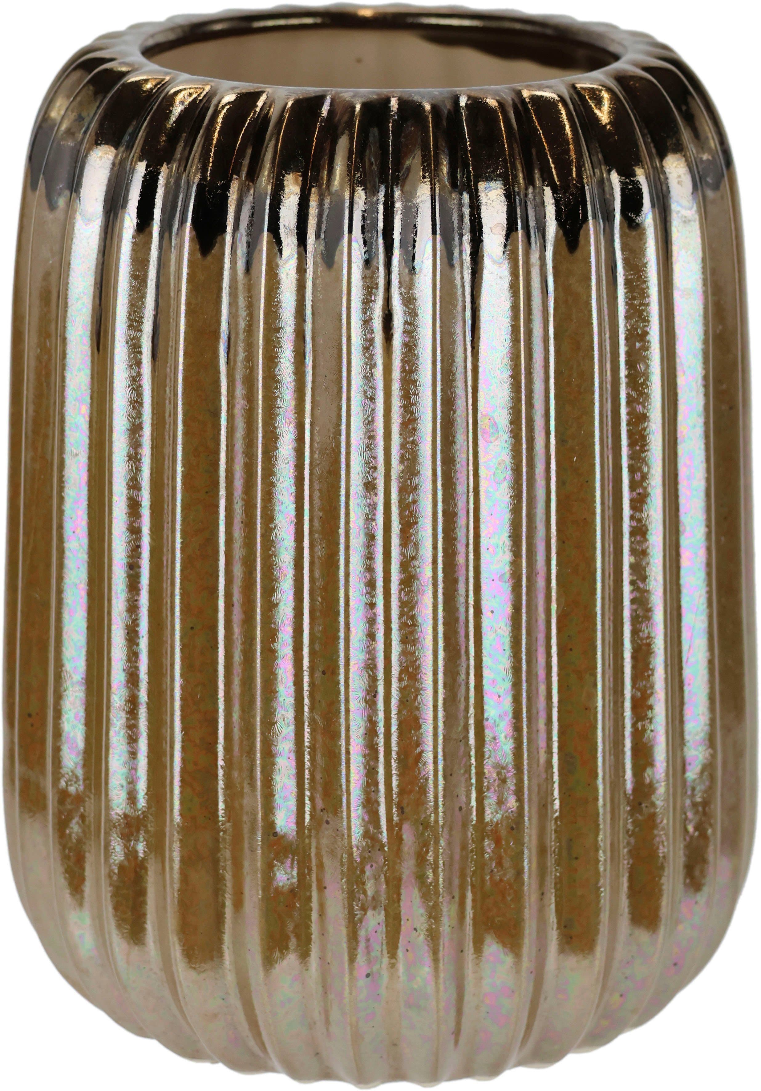 I.GE.A. Keramikvase | Braun