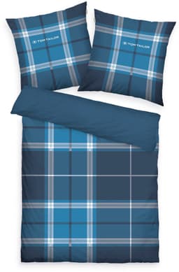 TOM TAILOR HOME Wendebettwäsche Eric | Blau