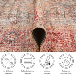 LUXOR living Teppich Lago | Rot