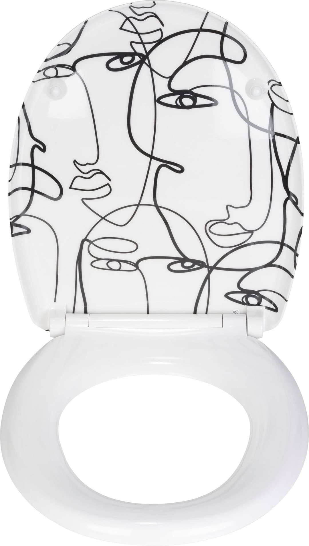 WENKO WC-Sitz Faces | Mehrfarbig