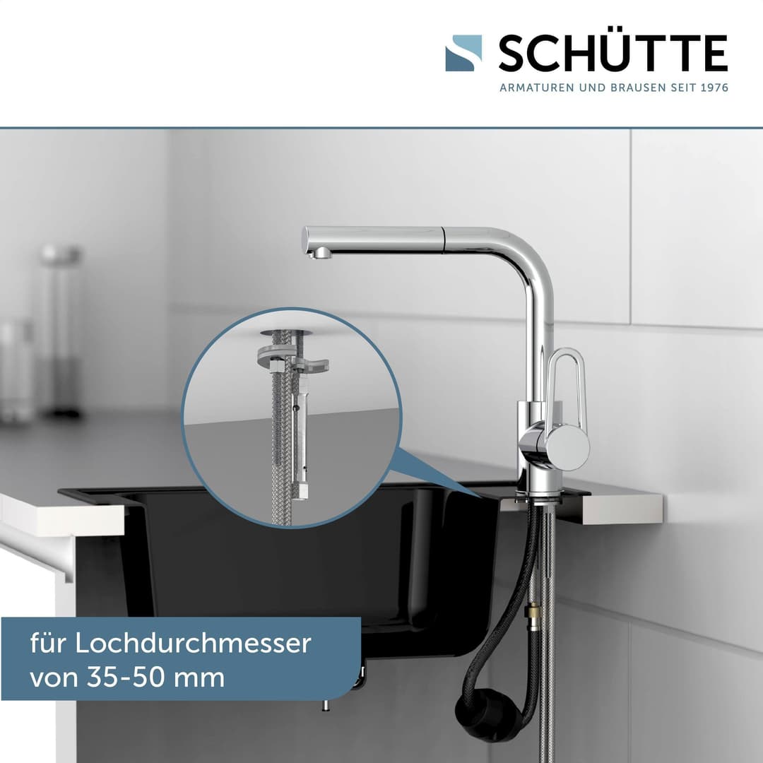 Schütte Spültischarmatur Design | Silber