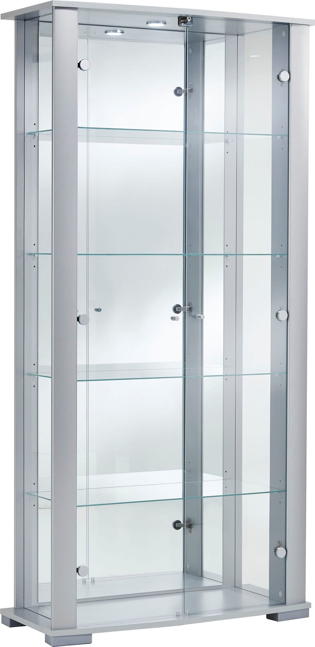 fif möbel Vitrine STELLA | Silber
