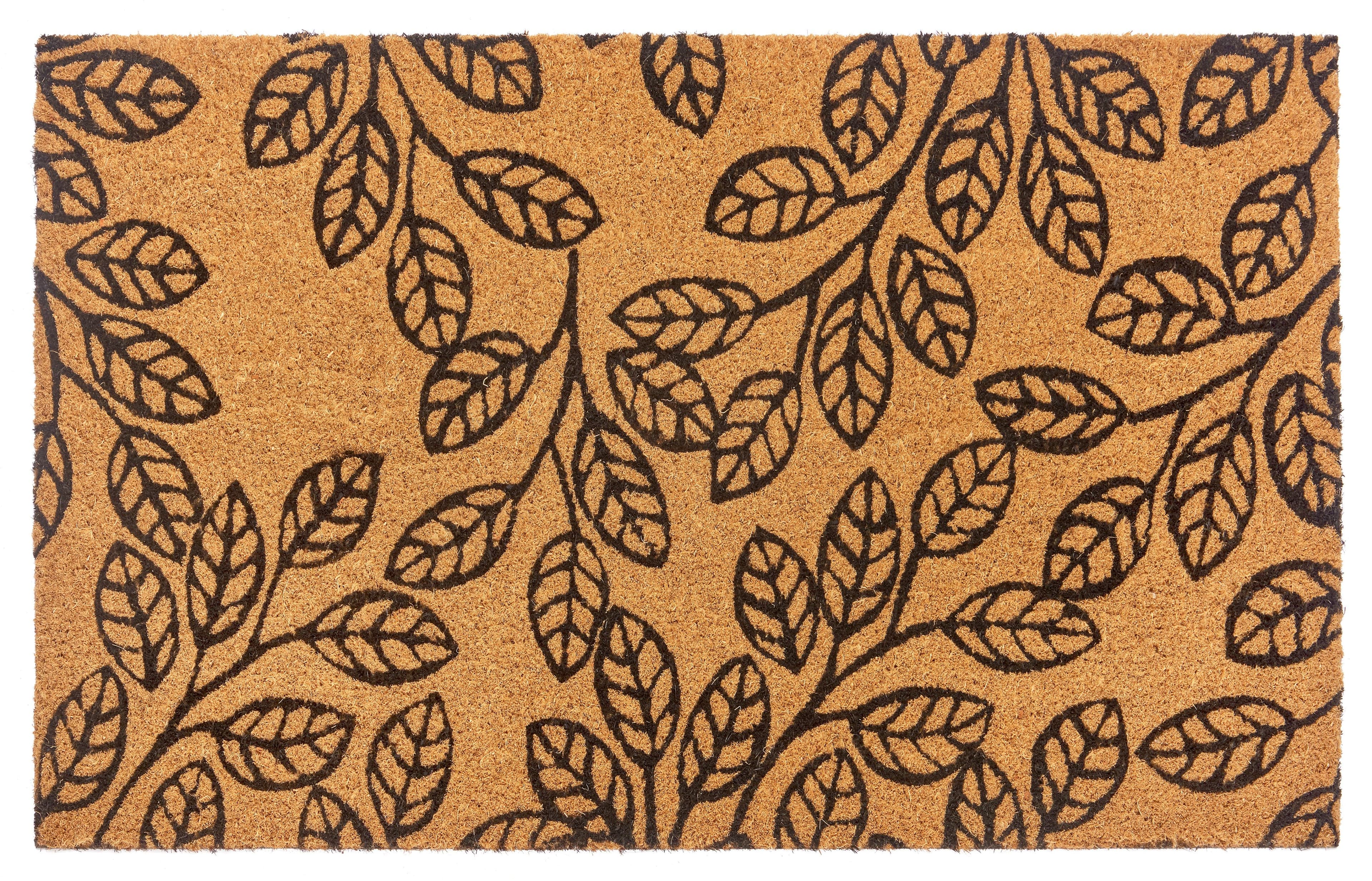 HANSE Home Fußmatte Leafs | Braun