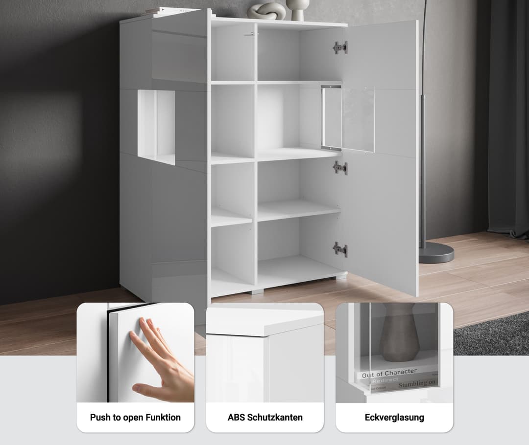 OTTO home Highboard Kenia | Mehrfarbig