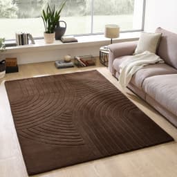 OTTO home Gabbo Design Wollteppich | Braun