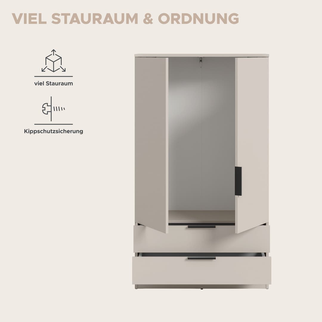 Home affaire Wäscheschrank SKARDE | Beige