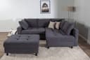 COLLECTION AB Ecksofa Toni L-Form | Grau 2