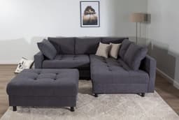 COLLECTION AB Ecksofa Toni L-Form | Grau