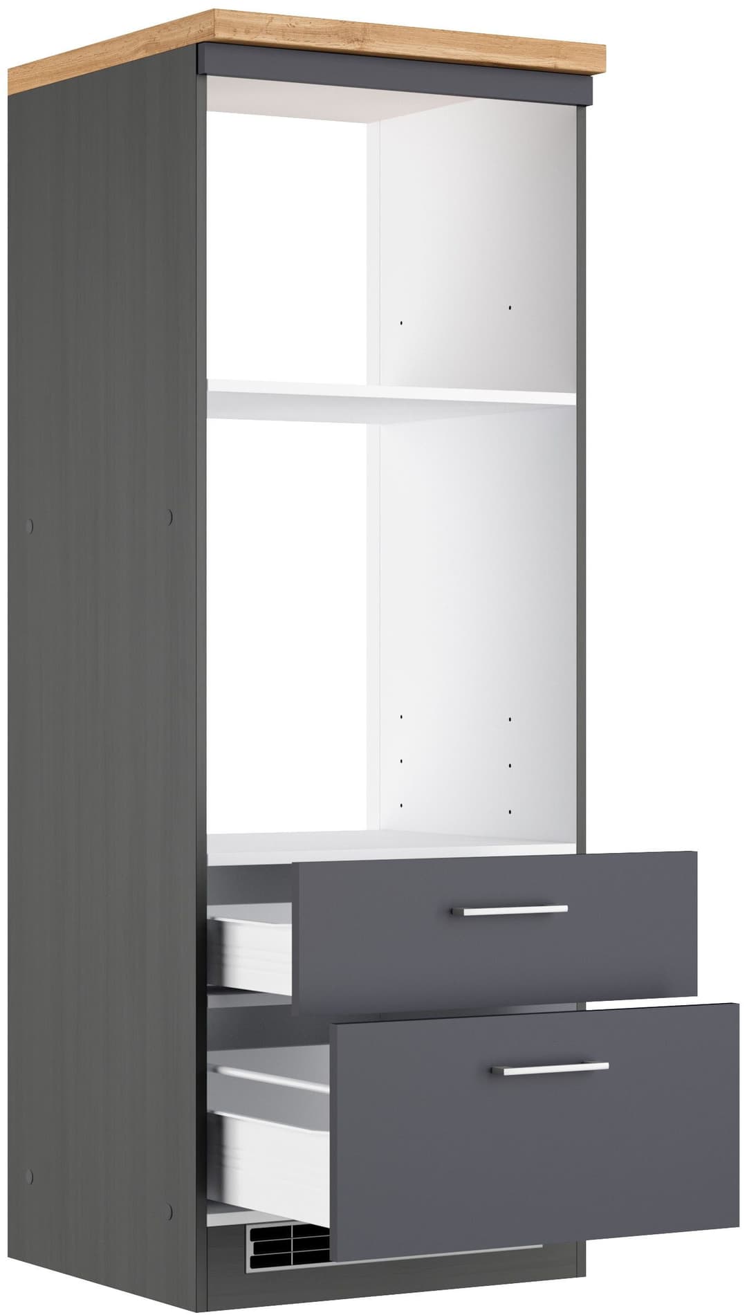 KOCHSTATION KS-Milan Backofenumbauschrank | Grau