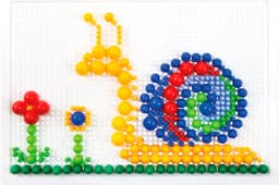 Lena® Kreativset Mosaik Set color Mix | Mehrfarbig