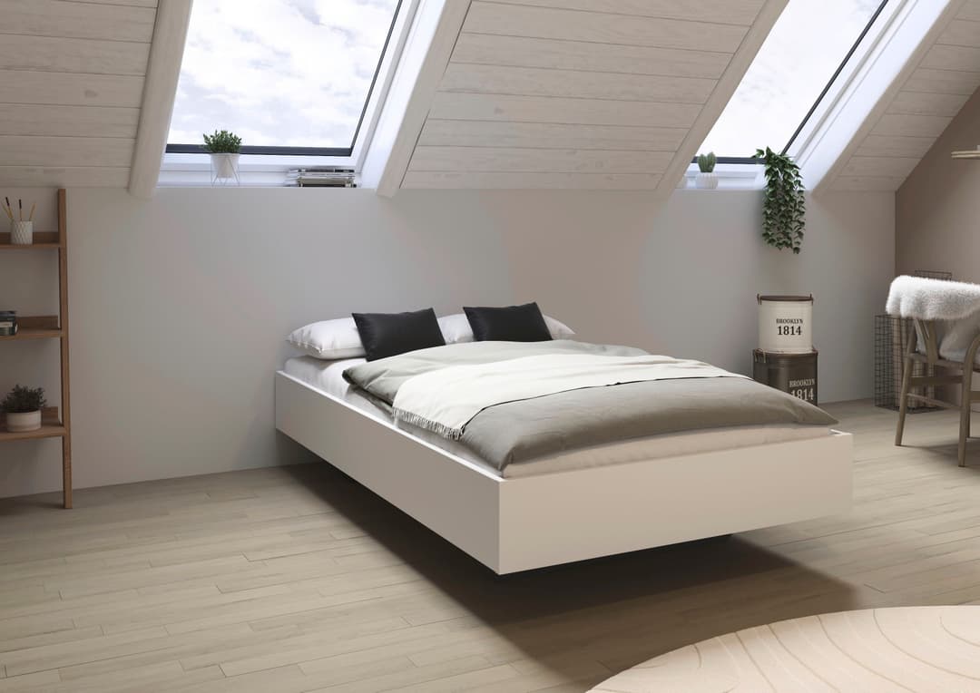 rauch Futonbett Phoenix, ohne Kopfteil | Weiß