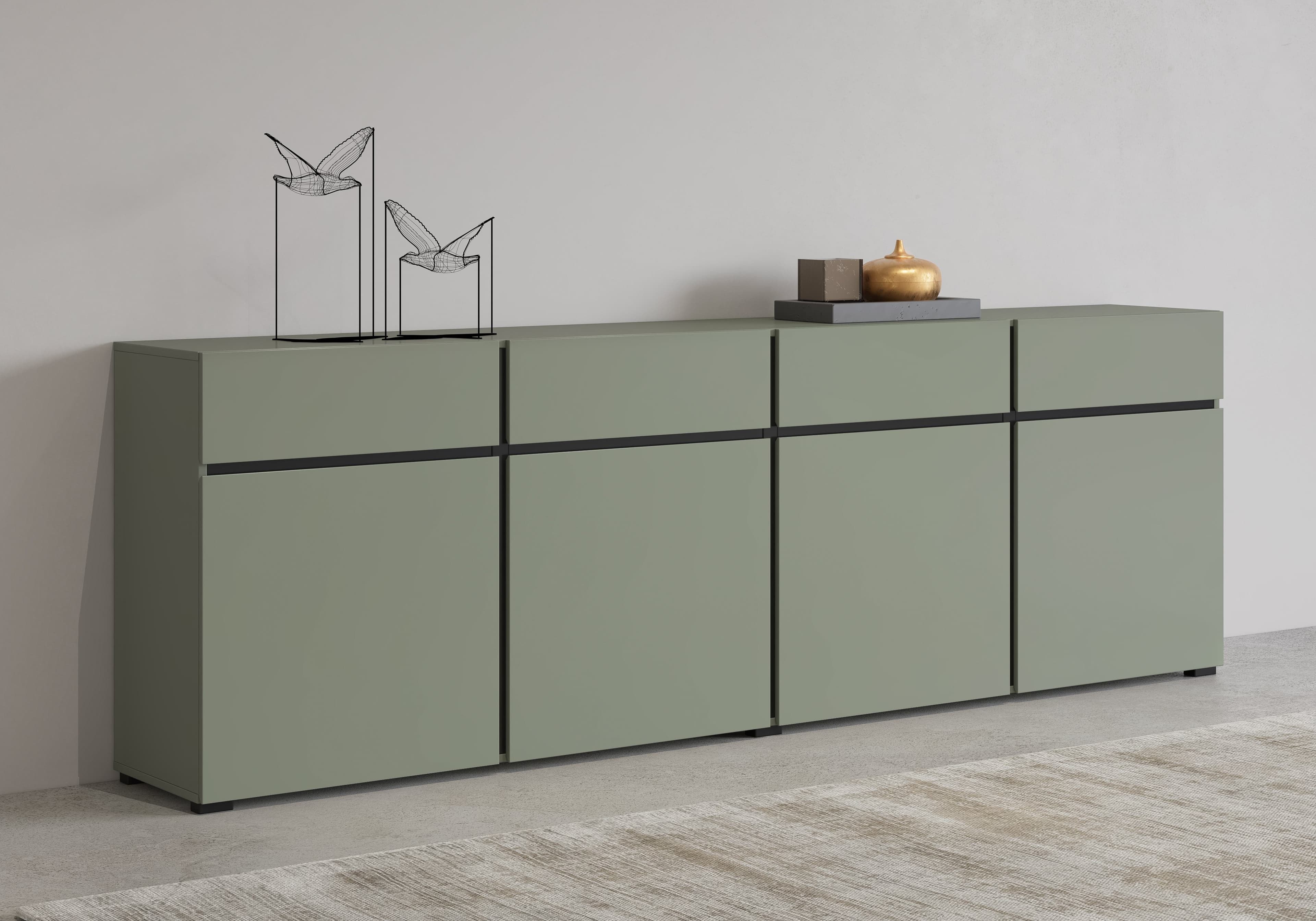 OTTO home Sideboard Cross | Grün
