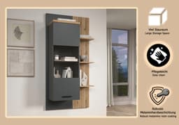 Home affaire Hängevitrine Bajo | Braun