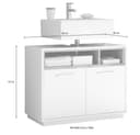 BASIC by Balculina Mila Waschbeckenunterschrank | Weiß 2